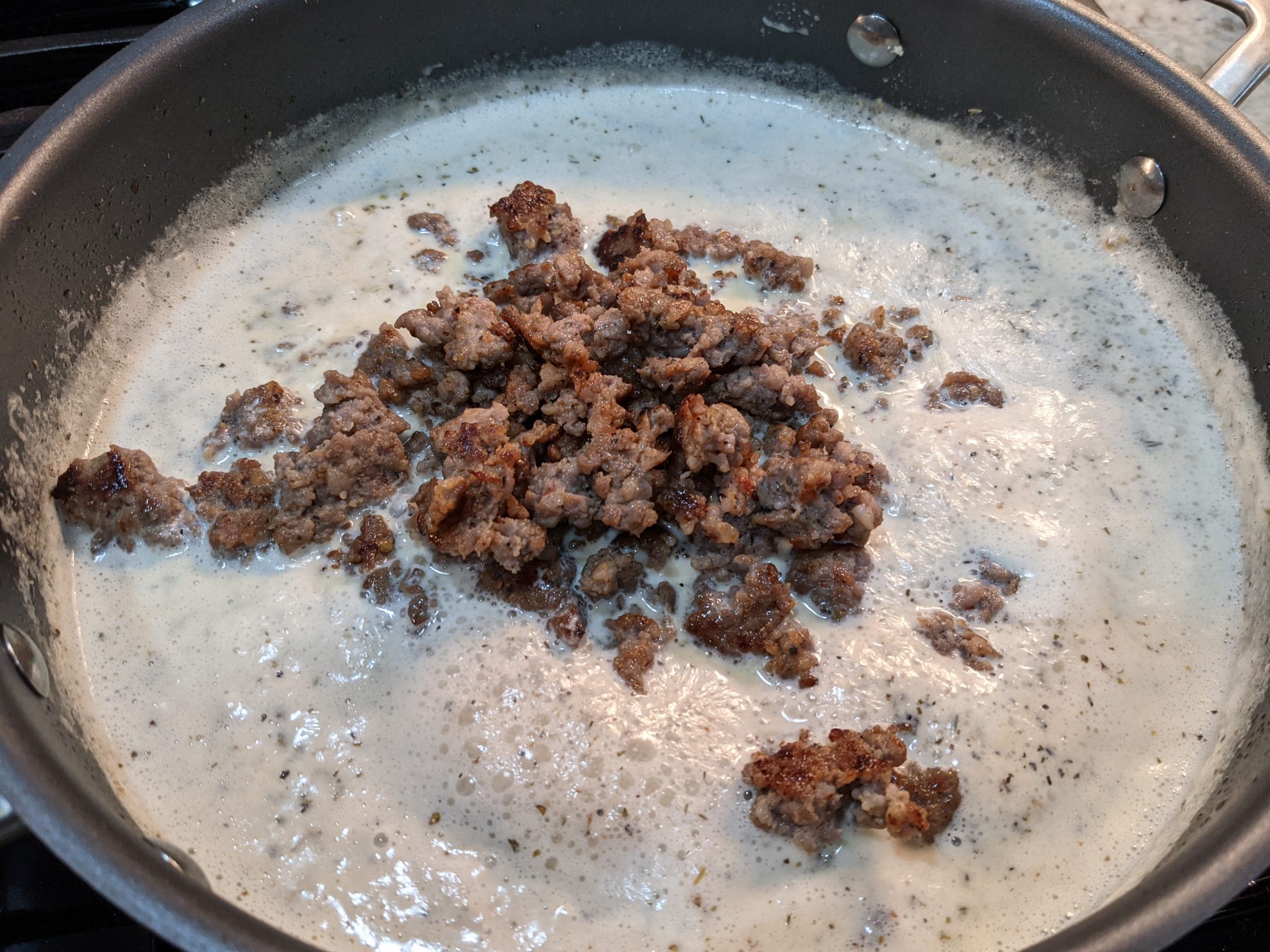 Almond Flour Biscuits with Sage Sausage Gravy Cooking Chris