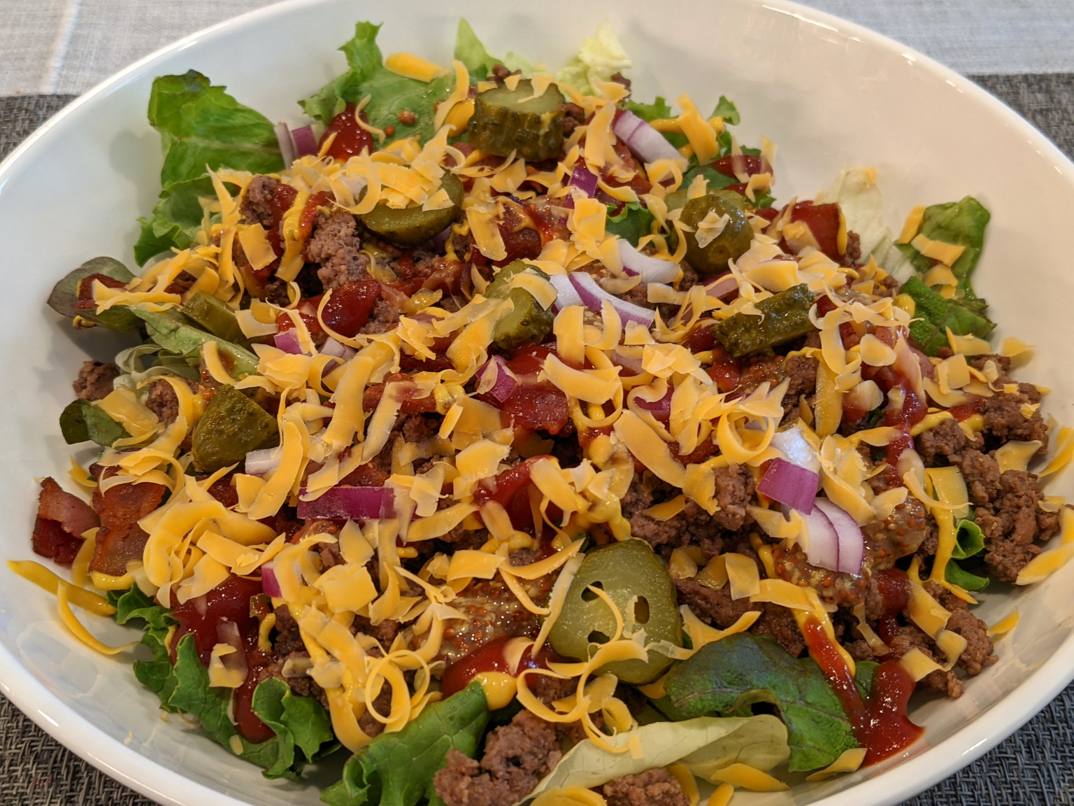 Bacon Cheeseburger Salad Cooking Chris