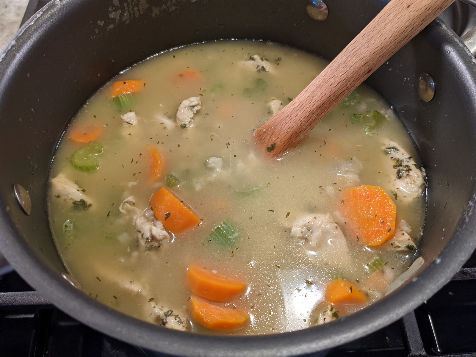 Chicken Brown Rice Soup